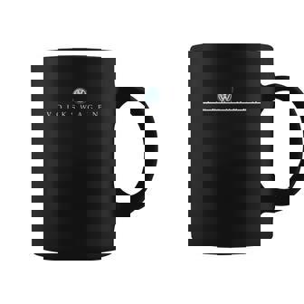 Tasse Noir Volkswagen, Logo Central pour Fans de la Marque - Cadeauxyz