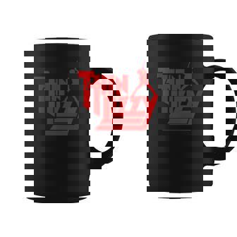 Tasse Thin Lizzy Logo Noir, Silhouette Guitare et Vierge Marie - Cadeauxyz