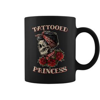 Tattooed Princess Cute Tattoo Coffee Mug - Monsterry