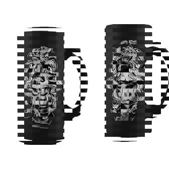 Tatuado Medusa Mitología Griega Work Taza de café - Regaloses