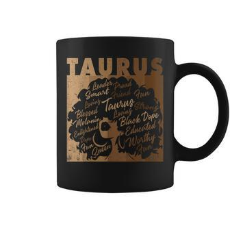 Taurus Girl African American Melanin Birthday Coffee Mug - Seseable