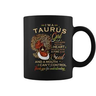 Taurus Girl For Black Melanin Afro Queen Coffee Mug - Monsterry DE