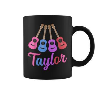 Taylor Personalized Name I Love Taylor Girl Groovy 70'S Coffee Mug | Mazezy