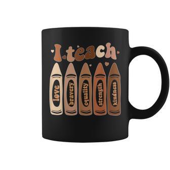 I Teach Black History Month Melanin Afro African Teacher Coffee Mug - Monsterry UK