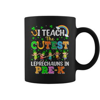 I Teach The Cutest Leprechauns In Pre-K St Patrick's Day Coffee Mug - Seseable