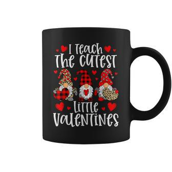 I Teach The Cutest Little Valentines Gnome Teachers Coffee Mug - Monsterry DE