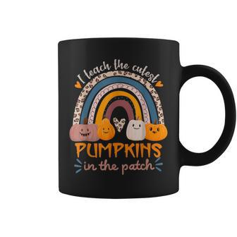 I Teach The Cutest Pumpkins In The Patch Halloween Fall Coffee Mug | Crazezy AU