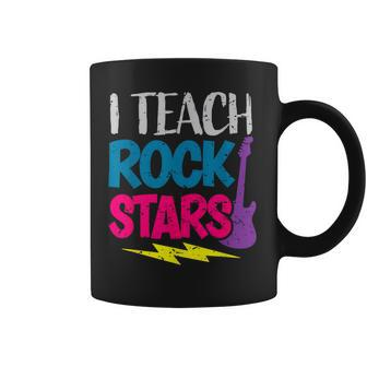 I Teach Rockstars Orchestra Music Teacher Back To School Coffee Mug - Seseable