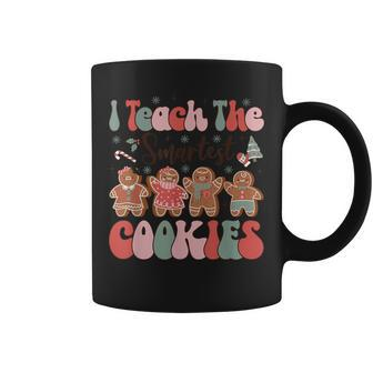 I Teach The Smartest Cookies Teacher Christmas Coffee Mug | Mazezy