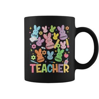 Teacher Easter Teaching My Favorite Peepp Happy Easter Day Coffee Mug - Monsterry UK