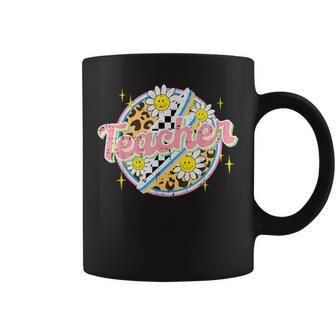 Teacher Groovy Retro Vintage Teaching Men Coffee Mug - Monsterry