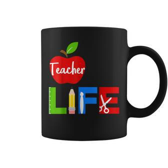 Teacher Life School Supplies Teacher Coffee Mug | Crazezy DE