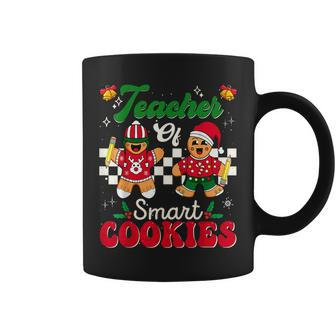 Teacher Of Smart Cookies Gingerbread Christmas Teachers Coffee Mug | Mazezy