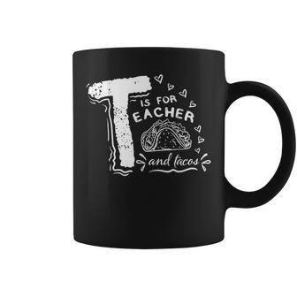 Teacher And Taco Tuesday Cinco De Mayo Teacher Coffee Mug | Mazezy