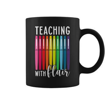Teaching With Flair Teaching With Joy Teacher Coffee Mug | Crazezy DE