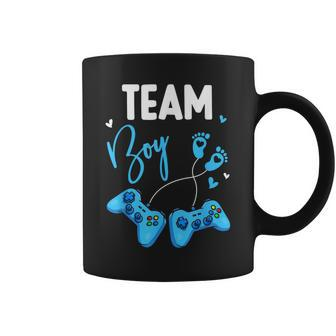 Team Boy Gender Reveal Baby Video Games Gamer Coffee Mug - Monsterry