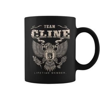 Team Cline Family Name Lifetime Member Coffee Mug - Seseable