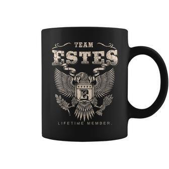 Team Estes Family Name Lifetime Member Coffee Mug - Seseable