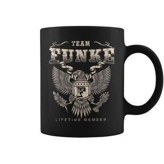 Team Funke Lifetime Member Funke Name Coffee Mug - Monsterry DE