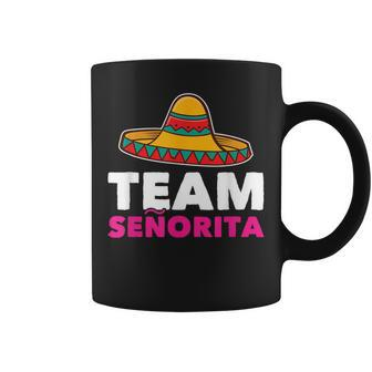 Team Girl Senorita Mexican Gender Reveal Baby Shower Coffee Mug - Monsterry
