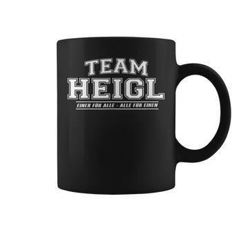 Team Heigl Stolze Familie Nachname Geschenk Tassen - Seseable