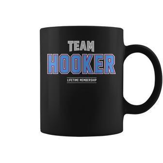 Team Hooker Proud Family Last Name Surname Coffee Mug - Seseable