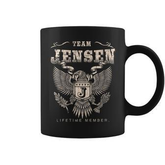 Team Jensen Family Name Lifetime Member Coffee Mug - Seseable