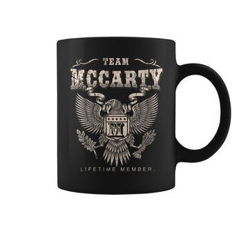 Team Mccarty Family Name Lifetime Member Coffee Mug - Seseable