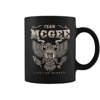 Team Mcgee Family Name Lifetime Member Coffee Mug - Seseable