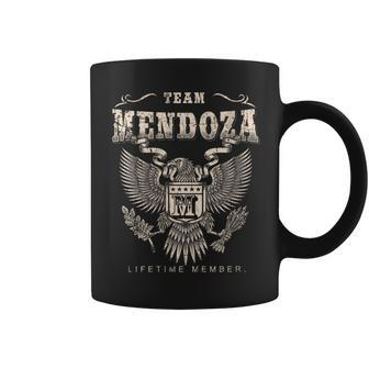 Team Mendoza Family Name Lifetime Member Coffee Mug - Seseable
