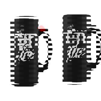 Team Nice Couple Matching Outfit Team Naughty Coffee Mug - Monsterry