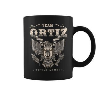 Team Ortiz Family Name Lifetime Member Coffee Mug - Seseable