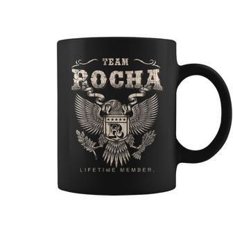 Team Rocha Family Name Lifetime Member Coffee Mug - Seseable
