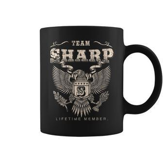 Team Sharp Family Name Lifetime Member Coffee Mug - Seseable