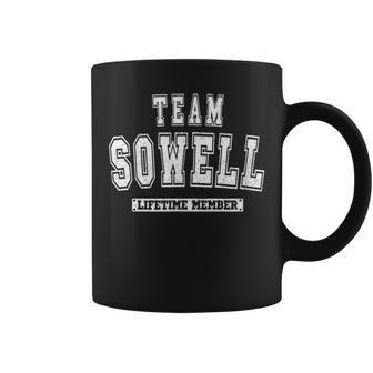 Team Sowell Lifetime Member Family Last Name Coffee Mug - Seseable