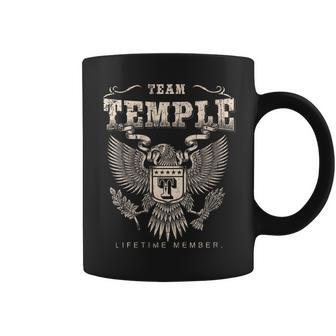 Team Temple Family Name Lifetime Member Coffee Mug - Seseable