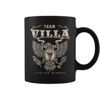 Team Villa Family Name Lifetime Member Coffee Mug - Seseable