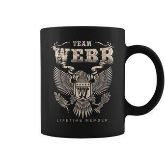 Team Webb Family Name Lifetime Member Coffee Mug - Seseable