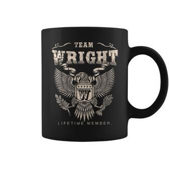 Team Wright Family Name Lifetime Member Coffee Mug - Seseable