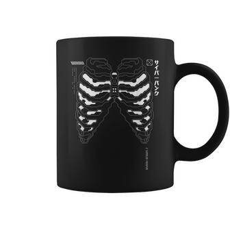 Techwear Goth Cyberpunk Samurai Warrior Coffee Mug - Monsterry UK