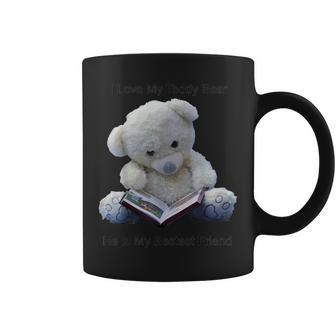 Teddy Bear I Love My Teddy Bear Reading Book Lg Alt Coffee Mug - Monsterry