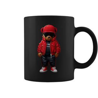 Teddy Fashion Rap Bear Stylish Hip Hop Coffee Mug - Seseable