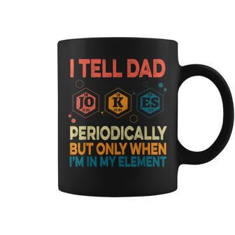 I Tell Dad Jokes Periodically Fathers Day Vintage Coffee Mug - Monsterry