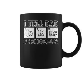 I Tell Dad Jokes Periodically Vintage Papa Daddy Fathers Day Coffee Mug - Seseable