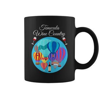 Temecula Wine Country Hot Air Balloons Cute Women Coffee Mug - Monsterry DE
