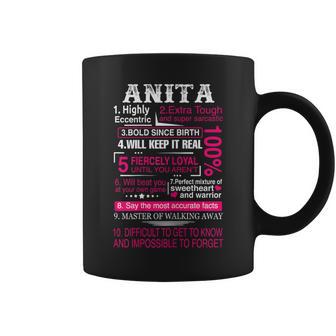 Ten Facts About Name Is Anita First Name Coffee Mug - Monsterry AU