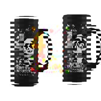 Tengo 4 Años Y Panda 4 Cumpleaños Taza de café - Regaloses