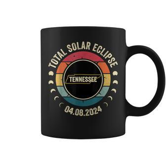 Tennessee Total Solar Eclipse 2024 American Totality Coffee Mug - Monsterry