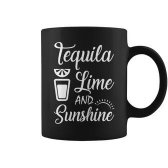 Tequila Lime Sunshine Margarita Vacation Drinking Party Coffee Mug - Monsterry UK