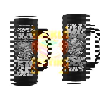 Test Day Football Time To Tackle Testing Day Sports Teacher Coffee Mug - Monsterry